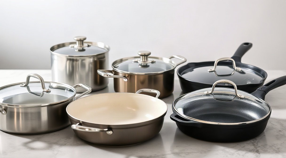 best non toxic cookware set, ceramic pan safety, PFAS free pots